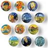 GEFIRE Calamite Frigorifero12 Pezzi Calamite Bambini 30MM Bambini Magneti Frigo Calamite Frigorifero Particolari Frigo Adatte a Lavagne Frigoriferi Foto (La Pittura)