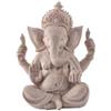 PIGPIGFLY Statue Idolo Indiano,Decorazioni per Ufficio,Figure Decorative, Statuette Decorative Casa, Soggiorno Decorativo Moderno da Appoggiare, Scultura Astratta in Poliresina, Idea Regalo（13cm/Bianco）