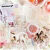 Frekyar Set di adesivi per scrapbook e journaling, 50 pezzi di adesivi vintage per journaling, adesivi per ragazze per journaling, junk journal, diario, taccuino, planner, pittura, fai da te (La calda vita 4)