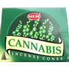HEM CANNABIS - Coni di incenso, 12 x 10 pezzi
