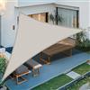 LOVE STORY Vela ombreggiante Triangolare Impermeabile 3x3x4.25m Tenda a Vela Parasole PES Protección Rayos UV per Esterno, Giardino, Terrazza, Balcone (Taupe)