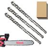 CHAMSUREUK Confezione da 3 catene per motosega per barra da 40 cm, 56 maglie, passo 3/8, calibro 0,1 cm, catena di ricambio adatta per motoseghe Oregon Titan TTL758CHN, Einhell GH-EC 2040, McCulloch, Black &
