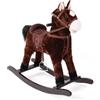 Bayer Chic 2000 - Cavallo a dondolo Joe, altalena, marrone scuro
