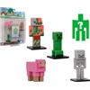 Bizak Minecraft Toppez Edizione Speciale Confezione da 5 Figure Stdo.3, Bambole floccate da 5 cm con 1 figura a sorpresa, prodotto ufficiale, 16 modelli da collezionare, per fan e bambini dagli 8 anni