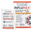Pharmalife research Influnex Active Plus Emolliente Integratore per Alleviare Tosse e Raffreddore 14 Bustine
