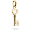 Thomas Sabo Charm Club Connect CC1241-414-14 - Ciondolo a forma di chiave d'amore, in argento 925 riciclato