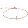 Tamaris Bracelet - Elegante bracciale in acciaio inox lucido - IP oro rosa - catenina regolabile fino a 21 cm - impermeabile e delicato sulla pelle