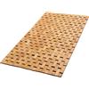ZPirates Tappetino da bagno in legno di bambù naturale, grande, 86 x 45 cm (lunghezza x larghezza), pieghevole, accessori per bagno, sauna, vasca idromassaggio e esterni