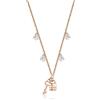 Brosway Collana Donna in Acciaio e Cristalli con Simbolo Chiave/lucchetto | Collezione Chakra - BHKL11