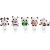 Back2Fun - Set di 5 Mini Mollette a Forma di Panda 3D per Scrivania, Fermacarte Divertenti in Resina, Materiale Scolastico per il Ritorno a Scuola