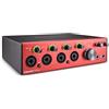 Focusrite Clarett+ 4Pre, interfaccia audio USB per musicisti, qualità studio - Registrazioni di alta qualità: quattro preamplificatori microfonici a basso rumore e distorsione, per suoni realistici