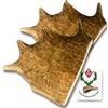 ChronoBalance-XL Corno di Cervo Daino per Cani, Confezione da 2, 100% Naturale, Osso di Cervo, Cura Dentale, Giocattolo per Cani, Ricco di Minerali e Nutrienti, Lunga Durata