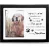 Behogan Cornice commemorativa per cani e gatti, lavagna commemorativa a LED con foto e testo, cornice per animali domestici, personalizzabile, per cani o proprietari di gatti