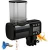 BORDEAG Mangiatoia automatica per acquario, 500 ml, mangiatoia automatica per pesci, mangiatoia automatica per acquario, con controller display LCD, mangiatoia per pesci e acquari