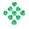 SBI Gems Smeraldo Naturale Forma Cuore Taglio 3.5x3.5 A 4x4 MM Lotto 11 Pz 2.18 Cts Loose