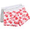 Calvin Klein 2PK Boxer Intimo Uomo S Cotone Elasticizzato Logo Grigio