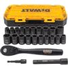 DEWALT DWMT74739 - Set di chiavi a bussola combinate da 1/2, 23 pezzi