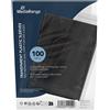 Mediarange bustine richiudibili per custodie dvd - confezione 100 pezzi - BOX01