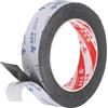 PATIKIL Nastro Adesivo In Schiuma Di Gomma Spugnosa, 2,5 cm x 1 mm x 5 Metri Nastro Isolante In Schiuma Autoadesivo Per Finestre Porte Isolamento Acustico Guarnizione, Nero