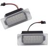 Yoegerery LED Licenza Numero Targa Luce Per Fiat 500X 2014 2015 2016 2017 2018 2019