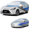 Holthly Telo Copriauto Esterno,Copertura Protettiva Auto 100% Impermeabile Anti UV Anti Graffi,Copriauto per VW Polo,Renault Clio,Toyota Yaris,ecc.