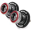 ZEXDDI Adatto per GSX-S GSXS 750 950 1000/GT/F braccio oscillante cursori GSXS750 GSXS950 GSXS1000 moto CNC M8 forcellone bobine Slider Stand vite bobine (rosso)
