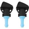 AS Axis Spindleon Coppia di ugelli per lavavetri auto 5303834AB compatibili con Jeep Patriot 2008-2017