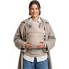 Manduca Marsupio Manduca XT, seduta regolabile, adatto dalla nascita, realizzato in cotone biologico con 3 posizioni di trasporto, Felice Blush