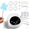 CISSIYOG Clisteri Elettrico, per Pulizia del Colon per Donne/Uomini, 1-100 Livelli, Pulizia Profonda a 360°, Pulitore Anale con LCD, Clisteri Domestici con Punta Filtrante/Testina di Guida/Tubo Corto/Lungo