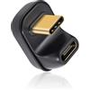 Duttek Adattatore USB C da 40 Gbps, USB C maschio a femmina supporta 8k@60Hz e 100W, Adattatore USB Tipo C compatibile con Thunderbolt 3/4 e con dispositivi di interfaccia USB tipo C (2 pezzi)