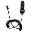 JZK 5 V 3 A USB Tipo C Caricabatteria da Auto Adattatore di Ricarica Accendisigari con Cavo USB C arrotolato per Smartphone, Tablet