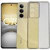 KEJI Cover Custodia in TPU Morbido Trasparente in Silicone Flessibile Compatibile PER Realme C75 4G/Realme 14x 5G