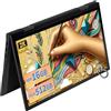 Amita Convertibile 2 in 1 11 FHD Touchscreen, Processore N95 12ª Gen (fino a 3.4 GHz), 16GB RAM DDR5, 512GB SSD, Porta Type-C, Rotazione 360°, Tastiera retroilluminata (Grigio, 512GB)