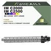 RUICAILI IMC2000 IMC2500 - Cartucce di toner di ricambio per stampante 842307 842308 842309 Ricoh 842310, funziona con IM C2000 IM C2500 (1, nero)