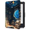 EVDQGH Cover per Kobo Clara Colour/BW 2024 e Kobo Clara 2E 2022 Custodia | Sottile, Resistente ai Graffi, Impermeabile, Anti-Collisione | Auto Svegliarsi o Dormire | Gatto Marmo Pattern, 6 Schermo (07)