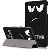 Skytar Samsung Galaxy TabA 10,1'' Cover - Slim Copertura Protezione in PU Pelle Custodia con Supporto Cover per Samsung Galaxy Tab A 10,1''(2016) SM-T580N/T585N Tablet (Dont Touch)