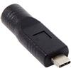 chenyang CY Jack DC 5,5 x 2,5 mm da USB-C tipo C adattatore per laptop e smartphone (5,5 mm x 2,10 mm a USB-C)