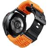 BINLUN Cinturini per Orologio in Nylon Paracord Intrecciato 18mm 20mm 22mm Sgancio Rapido Militare Tessuto Cinturino di Ricambio per Smartwatch Compatibile con Samsung Galaxy/Adatto per Garmin
