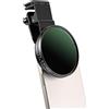 APEXEL Filtro Universale per Cellulare, Filtro Variabile ND2-ND400 da 67 mm, Adatto per iPhone 17/16/15... Samsung, Xiaomi e Altri Smartphone