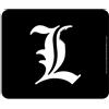 Abystyle Death Note - Tappetino per mouse morbido, L. Multicolore
