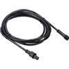 PATIKIL Cavo di Prolunga a 3 Pin da 6,56 Piedi, 22Awg, Connettore Impermeabile Ip67 con Maschio e Femmina Su Entrambe Le Estremità per Strisce Led, Nero