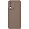 Generico Custodia Cover Compatibile con VIVO Y20S / Y12s (V2026) / Vivo Y20i (V2027)/ VIVO Y11S (V2028) Protezione flessibile antiurto antigraffio Gel Silicone TPU Morbida Matte Ultra Soft Slim Case marrone