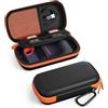 ProCase Custodia rigida per SSD portatile SanDisk / SanDisk Extreme Portable & Extreme Pro SSD esterno 500 GB 1 TB 2 TB 4 TB 8 TB, EVA antiurto custodia da viaggio con scheda SD - arancione nero