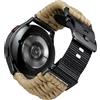 BINLUN Cinturini per Orologio in Nylon Paracord Intrecciato 18mm 20mm 22mm Sgancio Rapido Militare Tessuto Cinturino di Ricambio per Smartwatch Compatibile con Samsung Galaxy/Adatto per Garmin