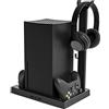 VBESTLIFE Base di Raffreddamento per Series X, Supporto di Raffreddamento per Console con 4 Ventole di Raffreddamento, Dock per Stazione di Ricarica Doppia Verticale con Staffa per Cuffie,