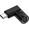 chenyang USB C 65W Connettore, presa DC 7.9x5.4mm ingresso su USB tipo C connettore di alimentazione ad angolo retto da 90 gradi adattatore di ricarica per laptop telefono