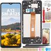YHX-OU Nero+Telaio Schermo per Samsung Galaxy A12 A125F LCD Display Touch Screen Digitizer Ricambio Assembly con Utensili Inclusi E Galaxy A12 Vetro temperato