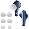 kwmobile 6x Auricolari di ricambio compatibile con Anker Soundcore Liberty 4 NC Gommini sostitutivi in Silicone - 3 Misure - bianco
