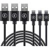 Wicked Chili 3X Cavo USB C Cavo di Ricarica 3A e Cavo Dati per Ricarica Rapida Compatibile con Galaxy S20 Ultra, S20 Plus, S10+, S10e, M50, M30, M30, M20, A50, P40 PRO, P30 PRO
