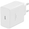Samneer Caricabatterie USB‑C da 60W PD 3.0, compatibile con Samsung Galaxy S26, S25, S24/S23 Ultra, S22, S21, S20, A56, A36, A26, A55, A35, A54, A34, Z Fold/Flip, notebook. Certificato CE, colore bianco.